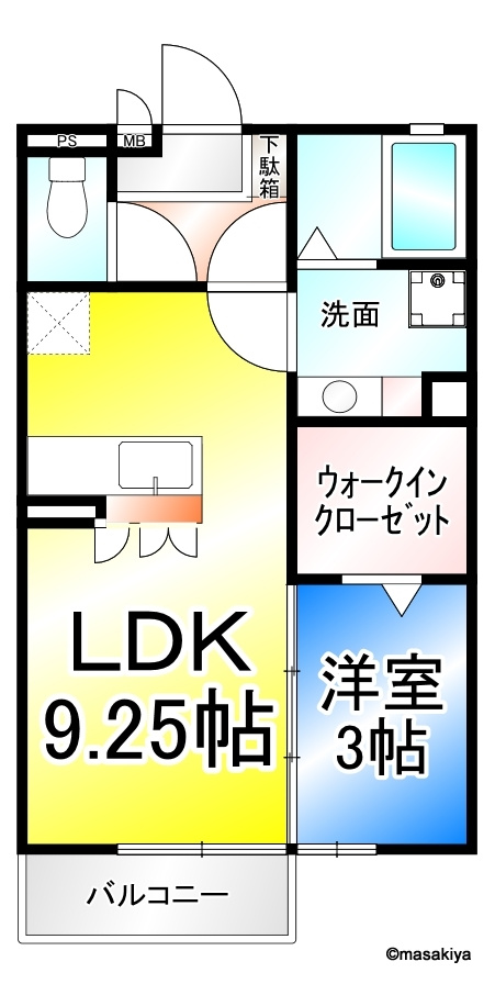 アロサールの間取り