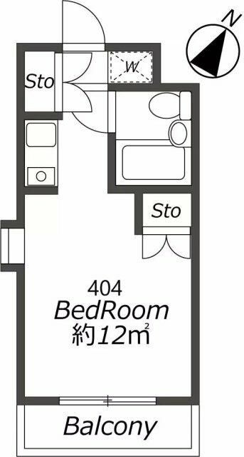 ＡＰ１４４９　メゾン・ド・セヴェールＮｏ．２の間取り
