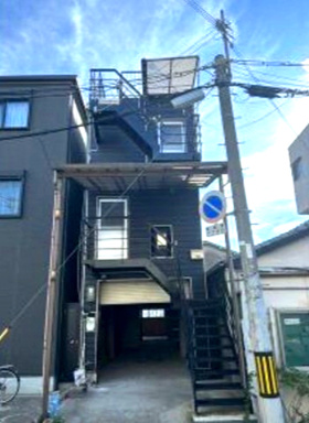 新北野３丁目住宅付き店舗一部の外観