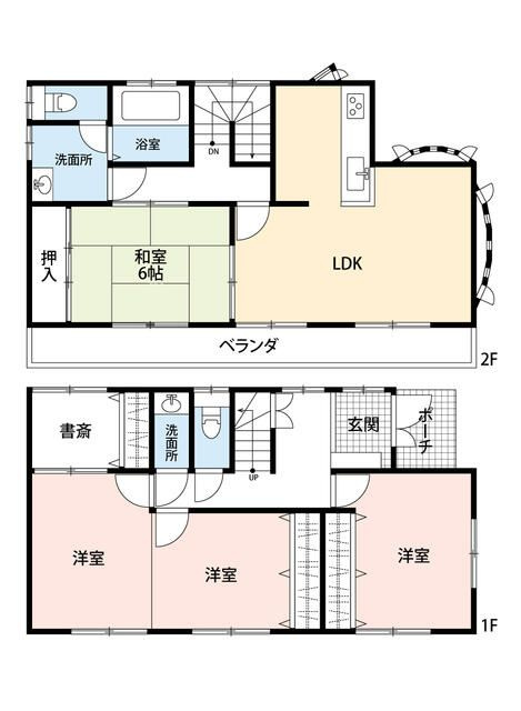 白幡上町戸建の間取り