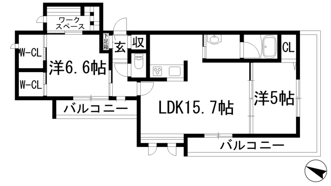 【間取り】 | サンビレッジ大和