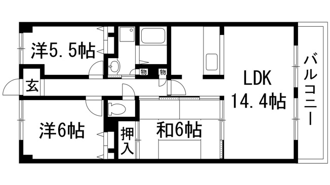 【間取り】 | プレステージ池田