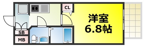 【間取り】 | エグゼ大阪CITY ZWEI 仲介手数料無料