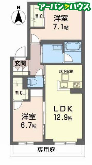 サンディアの間取り