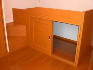 レオパレスＨＥＴの内装|収納付きベッド