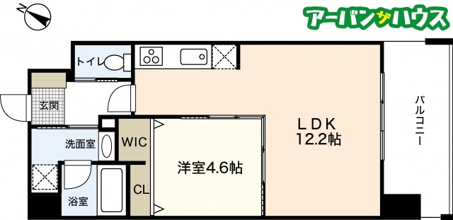 JRBハイツ岡山の間取り