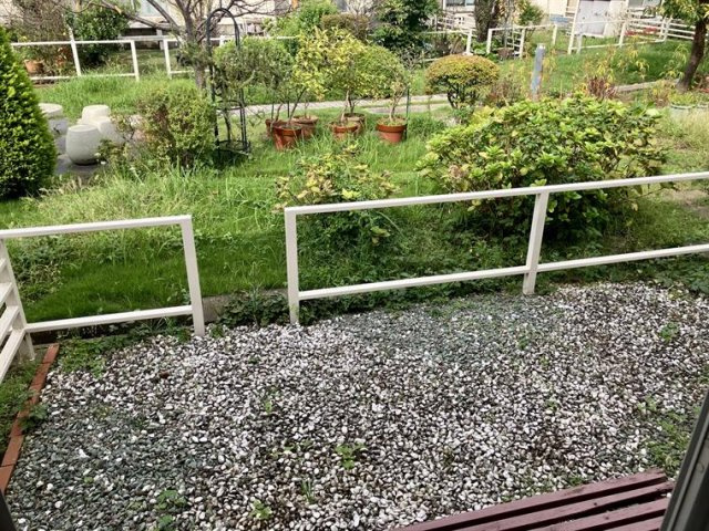 香澄４丁目住宅の庭
