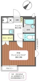 シャンフェルト西落合の間取り