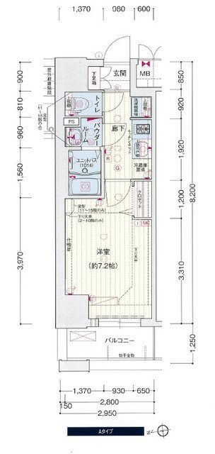プレサンス久屋大通公園セラフィの間取り
