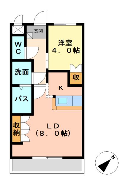 セ・ラ・ヴィ神宮の間取り