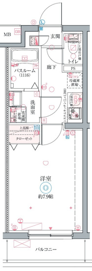 【間取り】 | クレヴィスタ立石Ⅱ