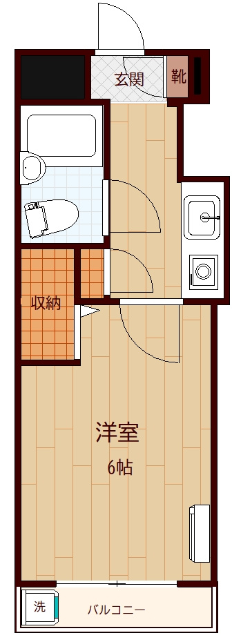 レナジア西堀の間取り