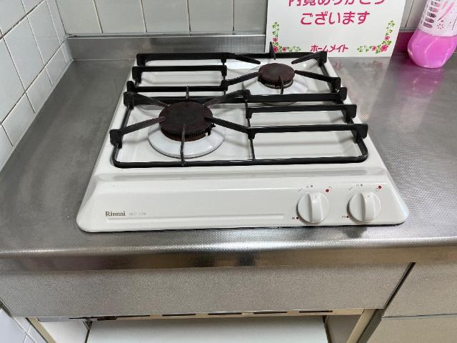 エスポワール老松のキッチン|2口コンロ