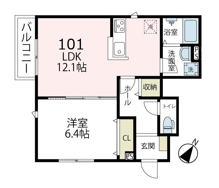 クアトロ　フェリチータの間取り