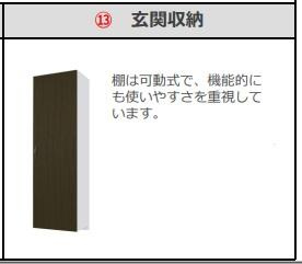 越谷市大字下間久里アパート新築工事（仮）の収納|下駄箱（イメージ）