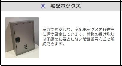 越谷市大字下間久里アパート新築工事（仮）のその他|宅配BOX（イメージ）
