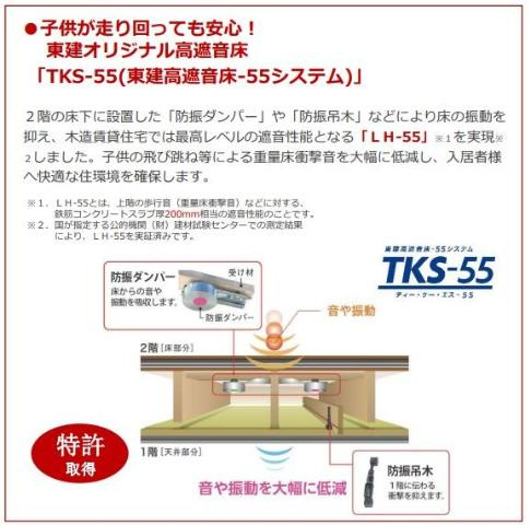 越谷市大字下間久里アパート新築工事（仮）のその他|遮音性（イメージ）