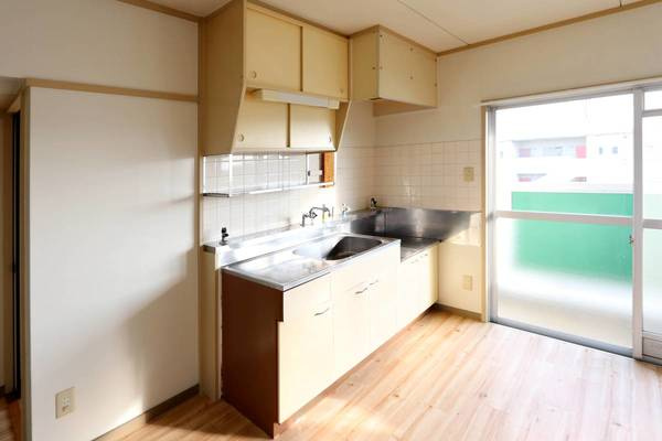 ビレッジハウス庄内2号棟のキッチン|ビレッジハウスの同一物件・同一タイプの間取りの写真です