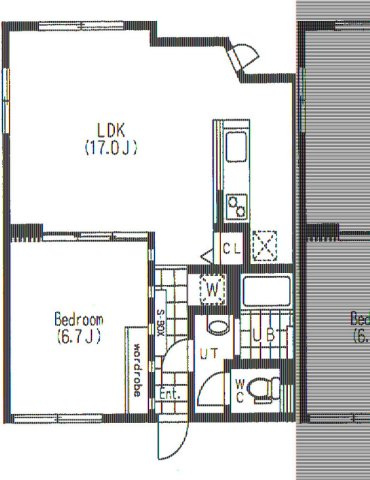 練馬区練馬３丁目の賃貸マンションの間取り