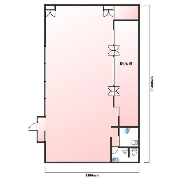 各務原市各務おがせ町店舗の間取り