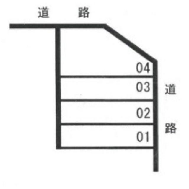 岐阜市清住町３丁目の駐車場の間取り