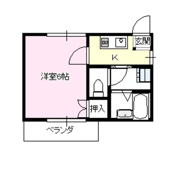 岐阜市祈年町１１丁目のアパートの間取り