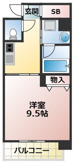 【間取り】 | ジョイシティ二条城前