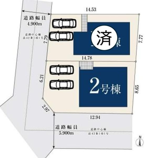 横浜市金沢区富岡西１丁目の新築一戸建の区画図|限定2棟の販売です！
お気軽にお問合せ下さい！