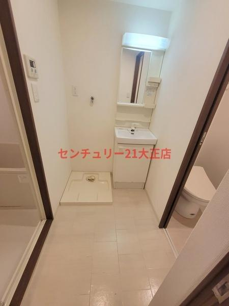 天保山第5コーポの洗面所