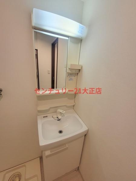天保山第5コーポの洗面所