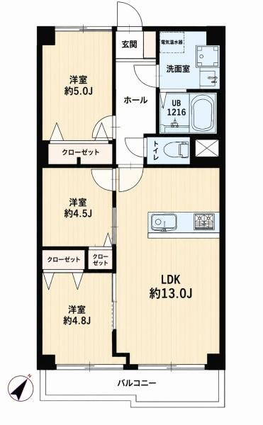 ネオコーポ山下の間取り