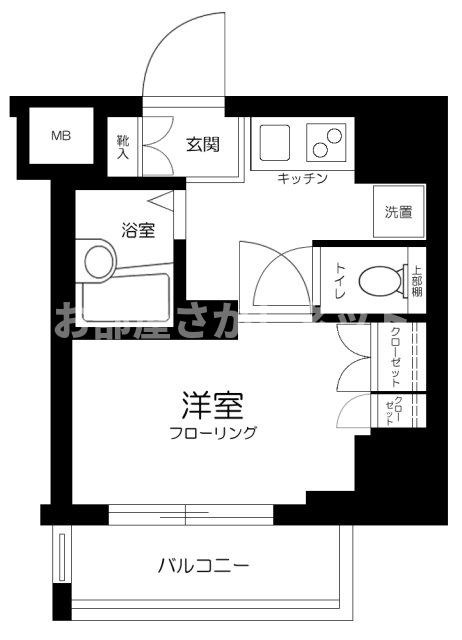 ＱＵＯＲＥ　ＭＹＯＵＧＡＤＡＮＩ【おとり物件なし】の間取り