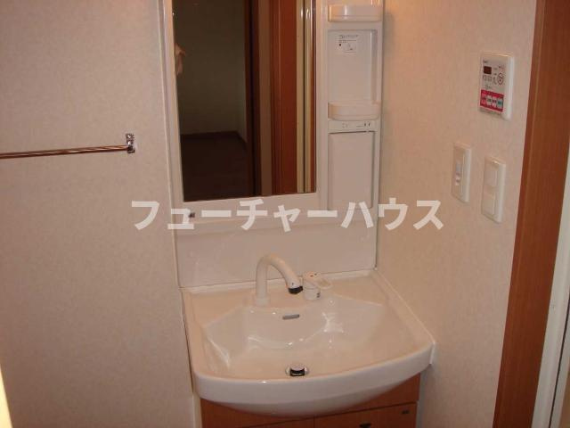 クレア美原の洗面所|洗髪洗面化粧台