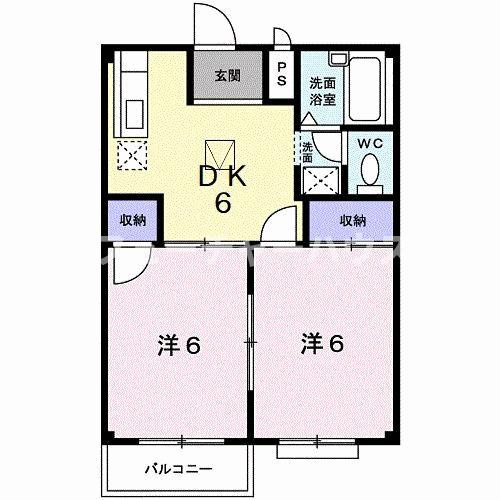 アパート光陽の間取り