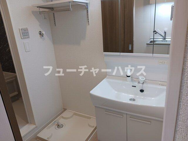 ヒカルサひたちなかの洗面所