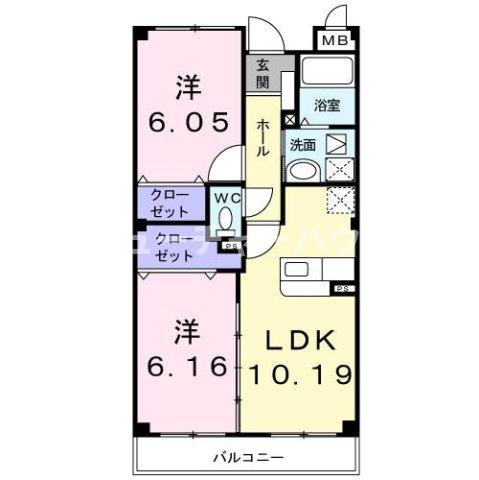 ヴェルデ欅の間取り
