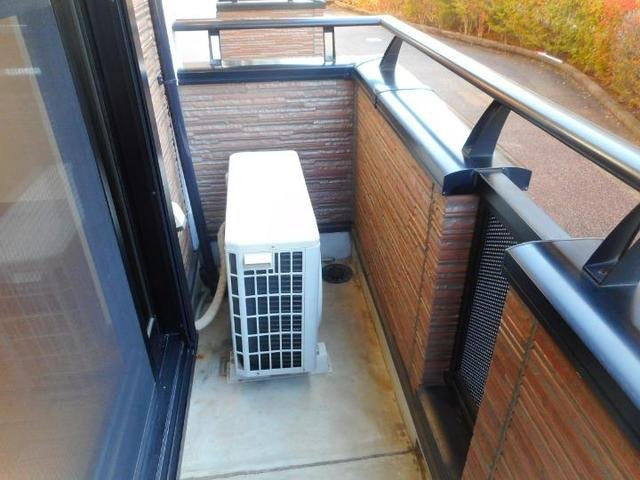 シャローム岩塚のバルコニー