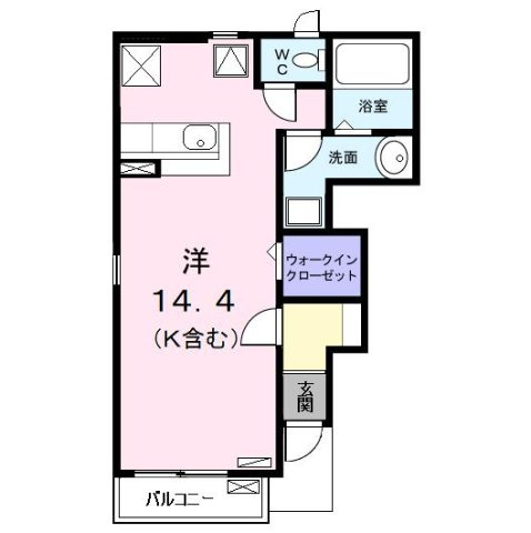 シャローム岩塚の間取り
