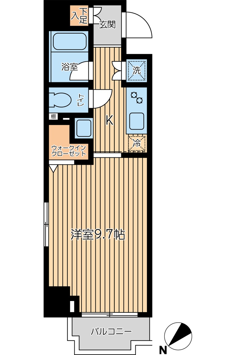 CITY SPIRE蔵前(シティスパイア蔵前)の間取り