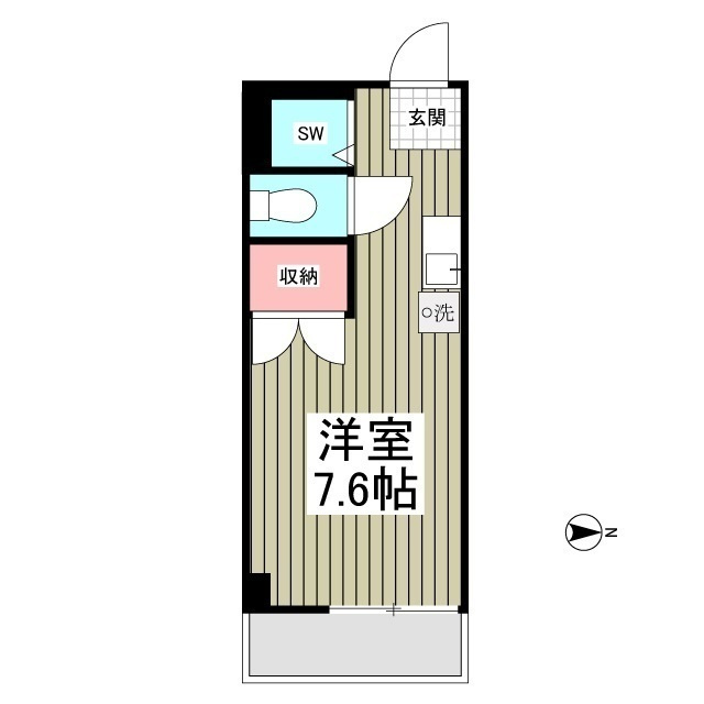 小手指シティハイツの間取り