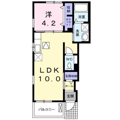 フォンテーヌ新高根の間取り