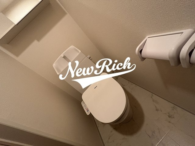 伊勢崎市田中島町のアパートのトイレ
