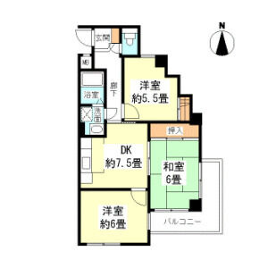 【間取り】 | ベルハウス高槻
