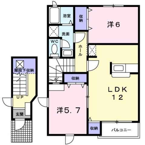 ルミエール弐番館の間取り