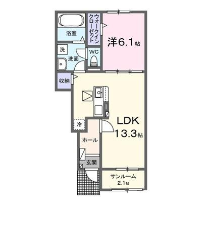 本三里塚アパートＡの間取り