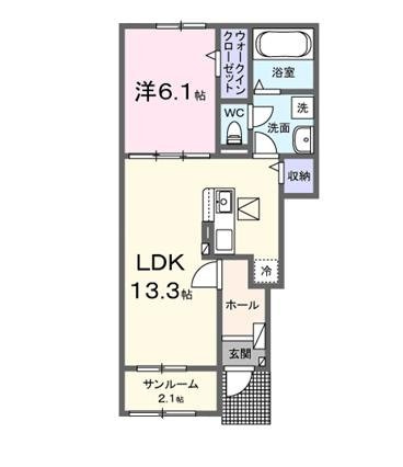 本三里塚アパートＢの間取り