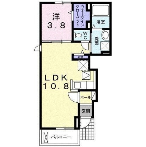 わかば　パークの間取り