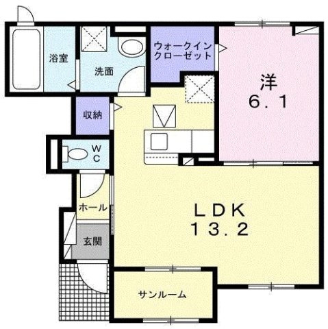 サンフェリーチェⅡの間取り