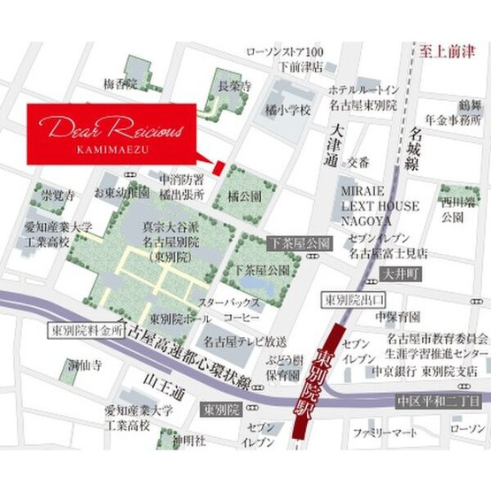 【地図】 | ディアレイシャス上前津