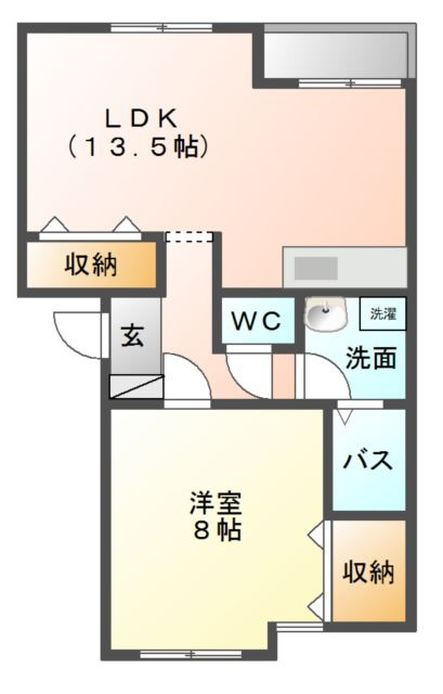 サニーコートＢ棟の間取り